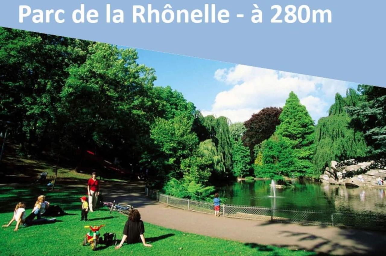 Design Appart - Hyper Centre - Tram - Free Wifi - Lerelaisdodile21 瓦朗西纳 外观 照片
